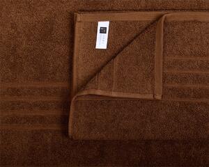 Bavlněný ručník a osuška, Finer hnědý 50 x 95 cm