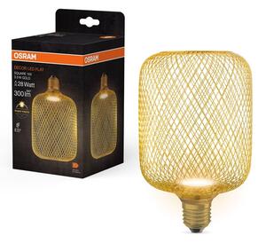 Dekorativní LED stropní svítidlo 3.5W E27 SQUARE, teplá bílá