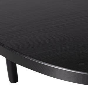 Konferenční stolek Lau ø 80 cm černý