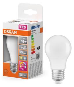Matná LED žárovka E27 4.9 W CLASSIC A, laditelná bílá