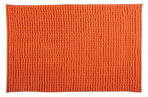 MSV koupelnová předložka CHENILLE, oranžová, mikrovlákno, protiskluzová, 50 x 80 cm