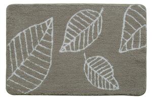 Spirella koupelnová předložka LEAF, béžová, mikrovlákno, protiskluzová, 60 x 90 cm
