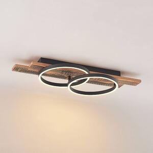 Lindby - Sentoa LED Stropní Lampa Light Wood/BlackLindby - Lampemesteren