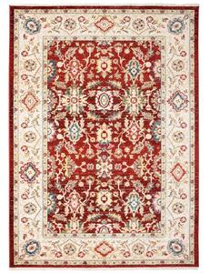 Makro Abra Kusový koberec RIVOLI EE58A Klasický červený krémový Rozměr: 120x170 cm