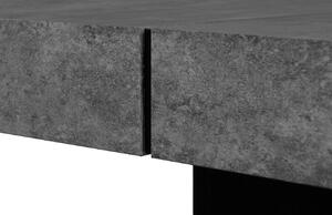 Betonově šedý jídelní stůl TEMAHOME Dusk 130 x 130 cm