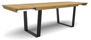 Majstrštych Jídelní stůl Albatros - designový industriální nábytek velikost stolu + rozšíření (D x Š): 200 x 100 + 60 (cm)