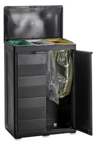 Recyklační skříň ELEGANCE S | černá