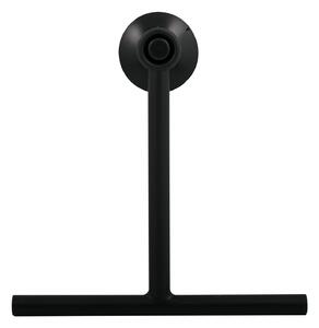 Spirella sprchová stěrka s přísavkou TIM, černá, plast, 22 cm