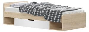 Jednolůžková postel 90 cm Thornham 1S/90 (s úl. prostorem) (bílá). Vlastní profesionální přeprava až k Vám domů 1006308