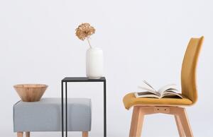 Nordic Design Černý kovový odkládací stolek Moreno 30 x 30 cm