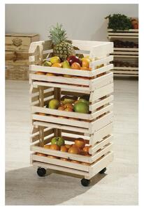Uložné boxy na ovoce a zeleninu FRUITS přírodní jedle
