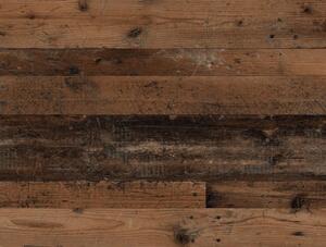 Komoda Askon, tmavý beton/vintage optika dřeva