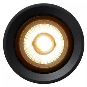 Lucide 09921/12/30 stropní bodové svítidlo Fedler 1x12W | LED GU10 | 820lm | 2200K/3000K - žárovka je součástí balení, černá, stmívatelné, CCT