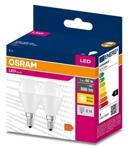 2 ks LED žárovka E14 7.5 W 806 lm CLASSIC P, teplá bílá