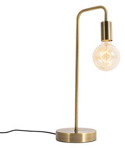 Moderní stolní lampa bronzová - Facil
