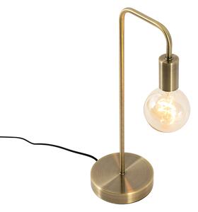 Moderní stolní lampa bronzová - Facil
