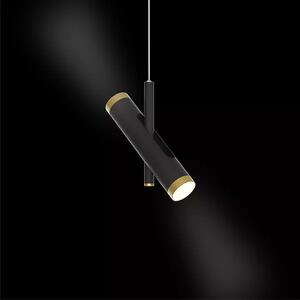 LED závěsné světlo LUNETTE No.4 black 3000K