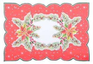 Vánoční ubrus HVĚZDA 2 28x43 cm