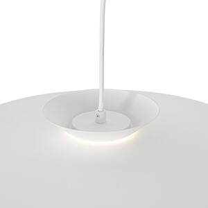 Designové závěsné svítidlo bílé včetně LED 3 stupňové stmívatelné - Pauline