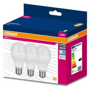 3 ks LED žárovka E27 19 W CLASSIC A, studená bílá