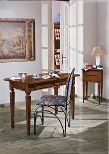 Psací stůl AMZ549A, Italský stylová nábytek, provance dekoru AM: ořech červotoč