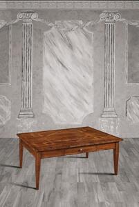 Konferenční stolek AMZ681A, Italský stylový nábytek, provance dekoru AM: ořech červotoč