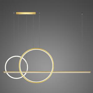 LED závěsné světlo LINEA No.4 B Φ60/40 cm white - gold 3000K