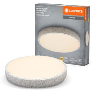 Bílé LED stropní svítidlo 390 mm ORBIS, teplá bílá