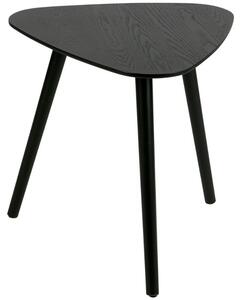 Hoorns Set černých odkládacích stolků Laredo 45/40 cm
