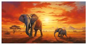 PLÁŽOVÁ OSUŠKA Z MIKROVLÁKNA ELEPHANT1 100X180 CM VZOROVANÁ