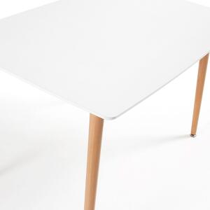 Bílý lakovaný jídelní stůl Kave Home Wad 120 x 75 cm