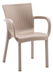 Zahradní židle Ratty (cappuccino). 1052663