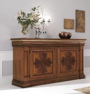 PříborníkAMZ150A, Italský stylový nábytek, Provance dekoru AM: ořech červotoč