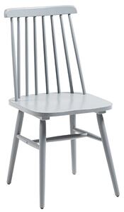 Světle šedá dřevěná jídelní židle Kave Home Tressia