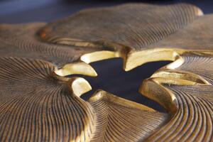 Zlatý konferenční stolek Ginkgo 95 cm
