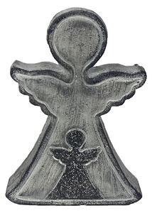 Dekorační andělíček terakota