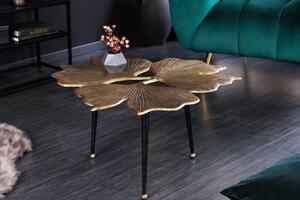Noble Home Zlatý konferenční stolek Gingko