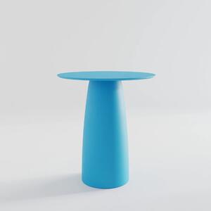 Lakovaný jídelní stůl kruh D690mm Baby Blue RAL 5012