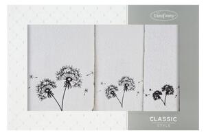FROTÉ RUČNÍK MOLI3 SADA 1KS 30X50 CM, 1KS 50X90 CM, 1KS 70X140 CM BÍLÁ