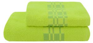 Set ručníku a osušky SAMOS světle zelený