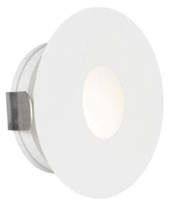 NV 9031616 Venkovní zapuštěné svítidlo do zdi PASSAGGIO bílý hliník LED 1W 3000K 3V IP54 délka kabelu 1.80m použijte driver 9020170 - NOVA LUCE