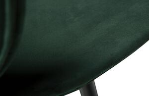 ​​​​​Dan-Form Zelená sametová jídelní židle DAN-FORM Cloud