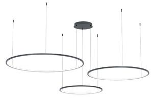 Závěsné LED svítidlo Saturno, 3x LED 100w, 4000k, b