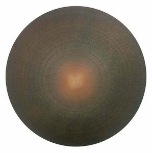 Stolní deska Vibrant Red Desert kruh 49cm měď patina