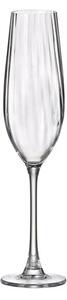 BOHEMIA COLUMBA OPTIC SKLENICE NA ŠAMPAŇSKÉ 260ML SADA 6KS