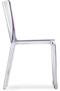 Pedrali Transparentní plastová jídelní židle Blitz 640