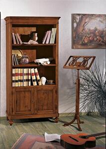 Knihovna AMZ1519A, italský stylový nábytek dekoru AM: ořech červotoč