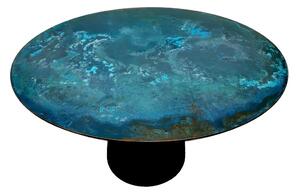Stolní deska Ocean5 kruh 49cm oxidovaná měď