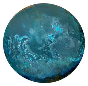 Stolní deska Ocean5 kruh 49cm oxidovaná měď