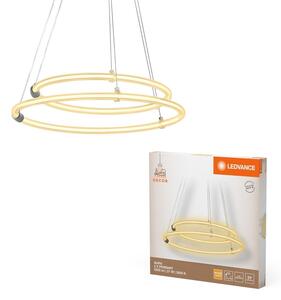 Designový lustr kruhový 2 x 21W AUTRA PENDANT, teplá bílá